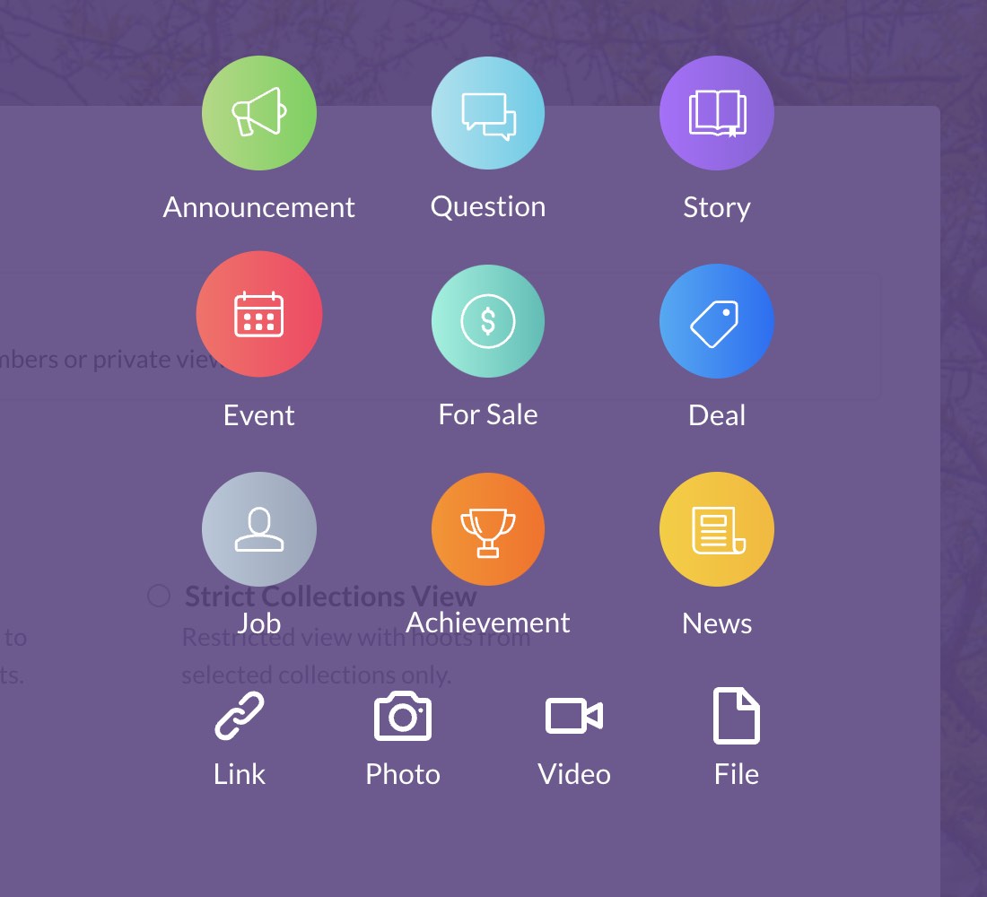 create an event