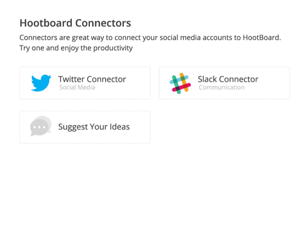 Twitter Connector to HootBoard