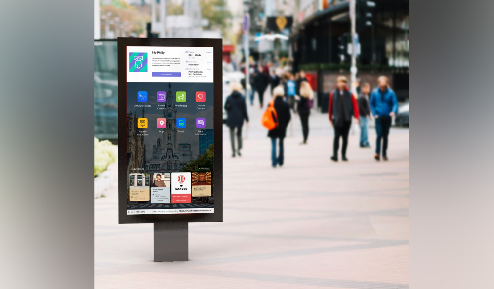 downtown visitor kiosks