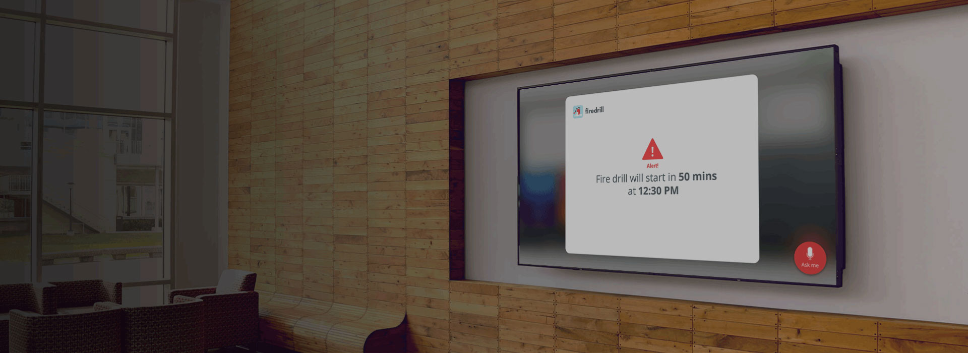 emergency alert on digital signage