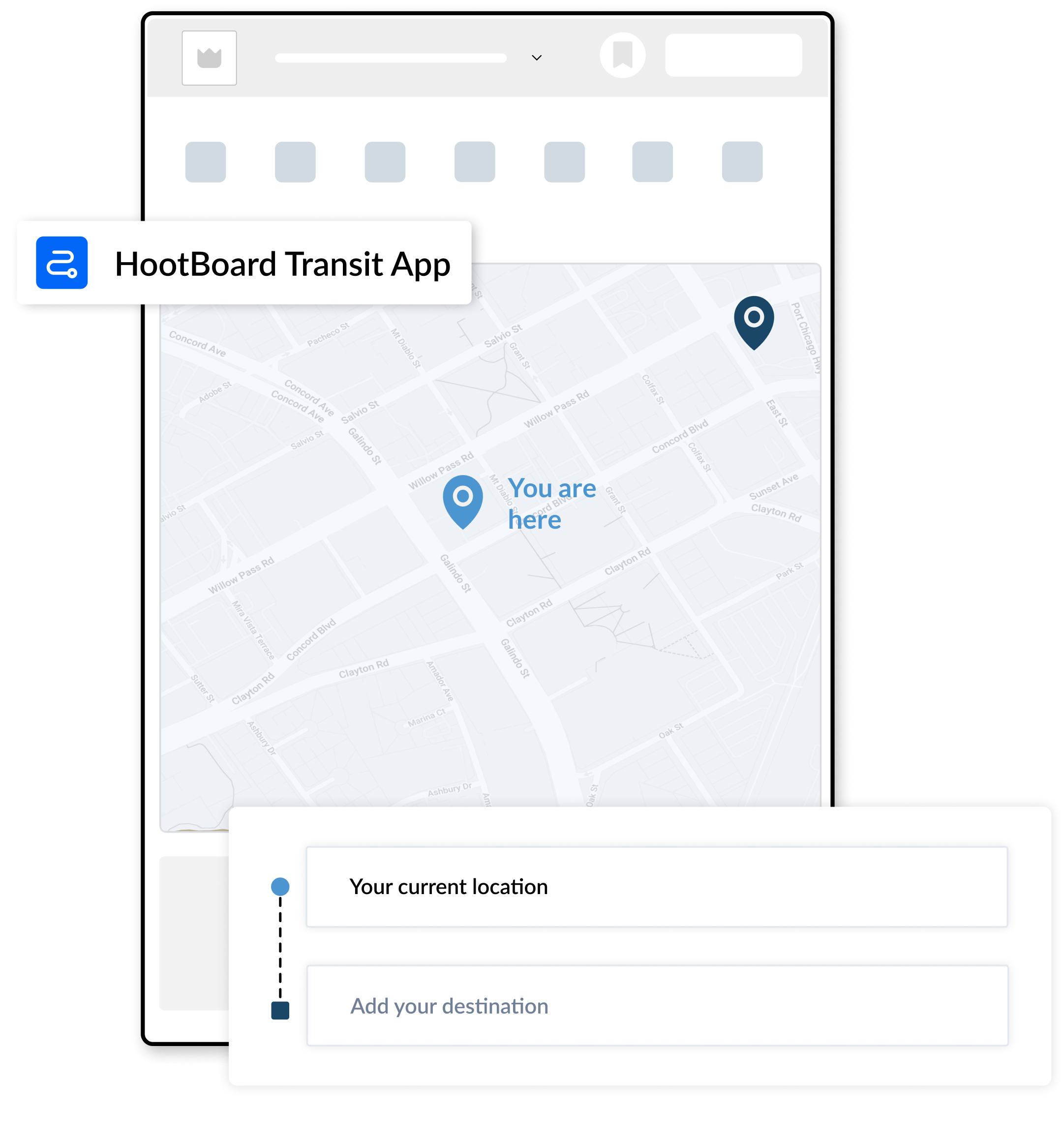 Introducing the latest update HootBoard Transit App