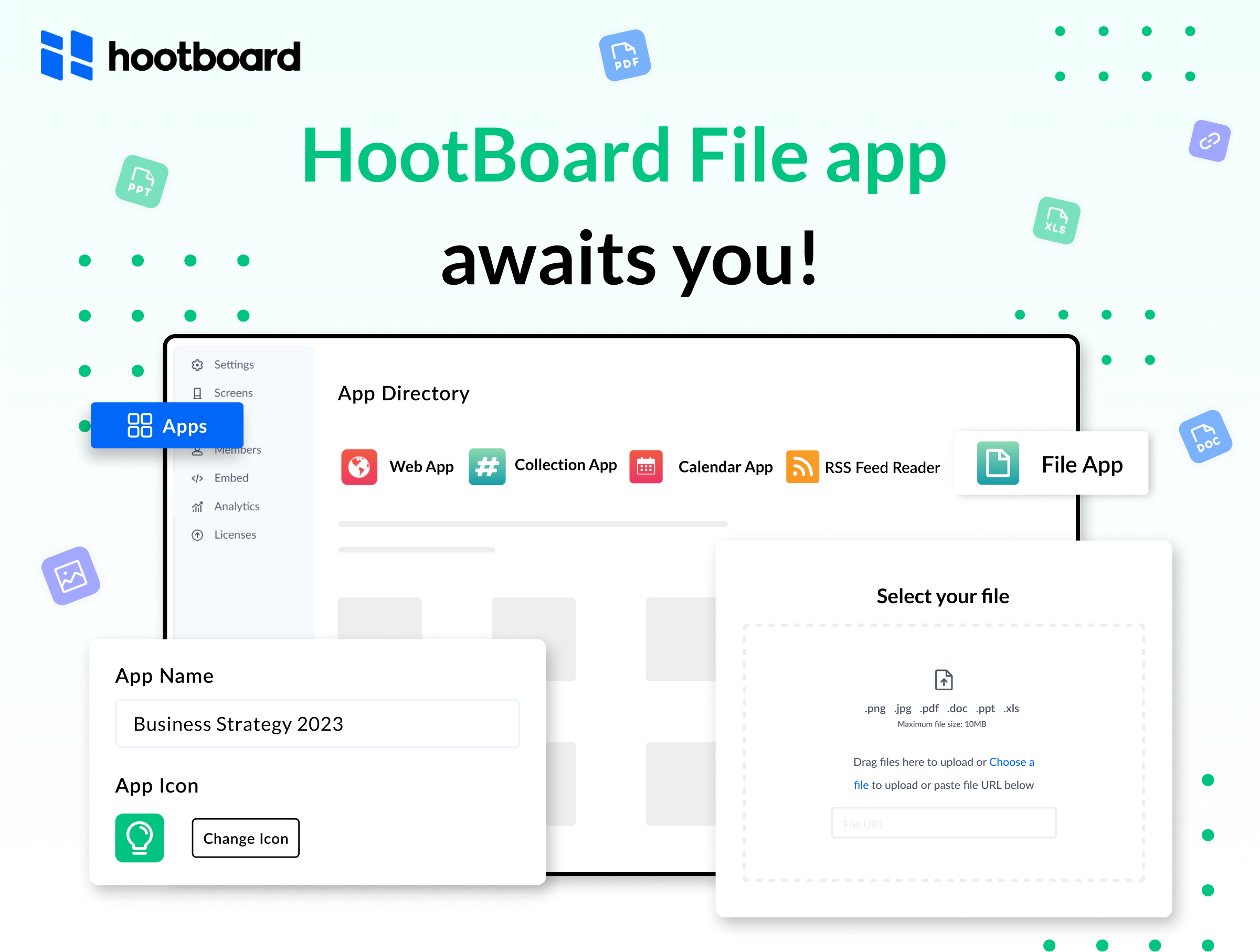HootBoard File app awaits you!