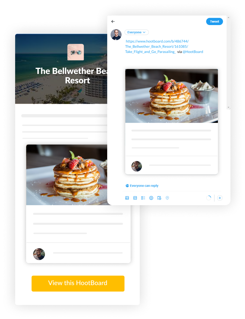 Hoot &amp; Board Share Functionality- Improving engagement
