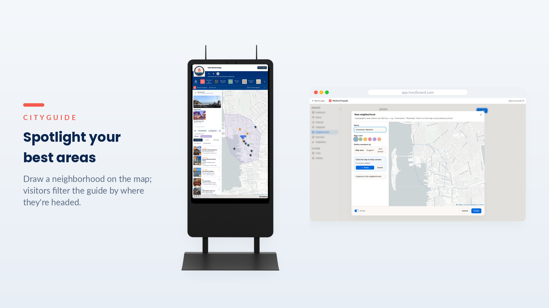 HootBoard CityGuide: visitor wayfinding & local guide that visitors love, that's just as easy to run