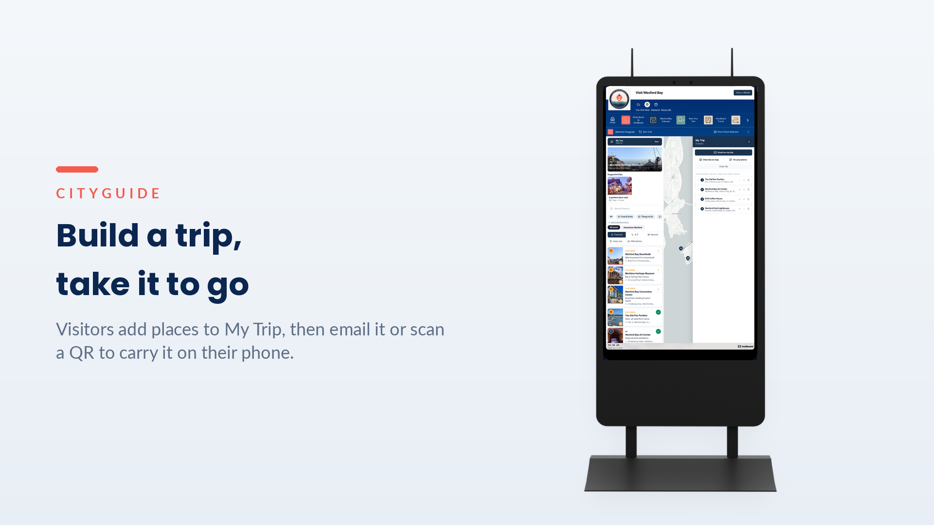 HootBoard CityGuide: visitor wayfinding & local guide that visitors love, that's just as easy to run