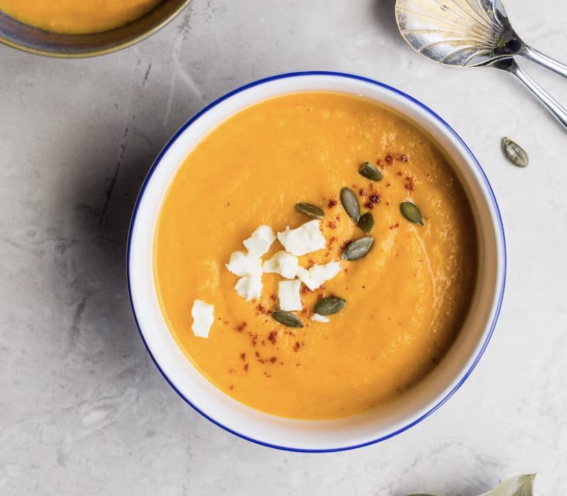 a bowl of healthy soup