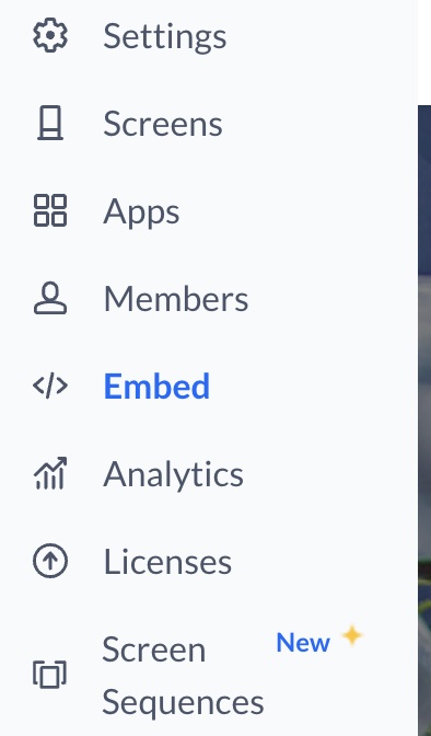 where to find the embed feature