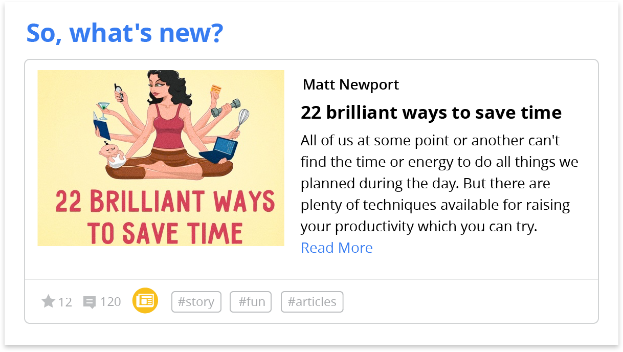 Auto Generated Newsletters